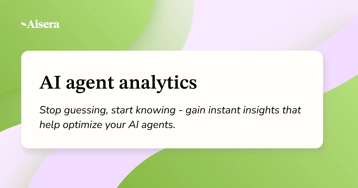 AI Agent Analytics: Stop Guessing, Start Knowing | Feature Spotlight