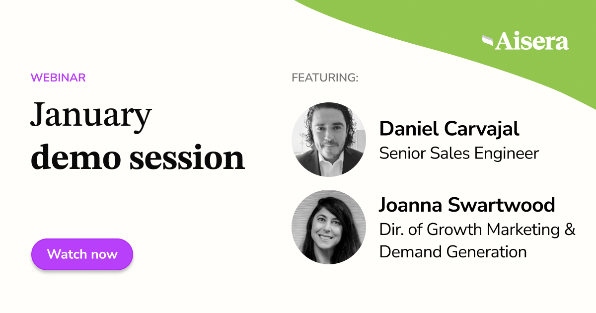 Aisera’s Monthly Demo Series #9