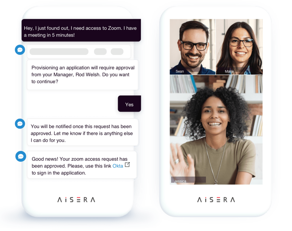 self-service automation, Conversational AI chatbot