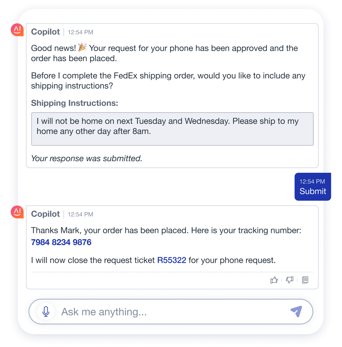 AI Copilot and Generative AI for ServiceNow