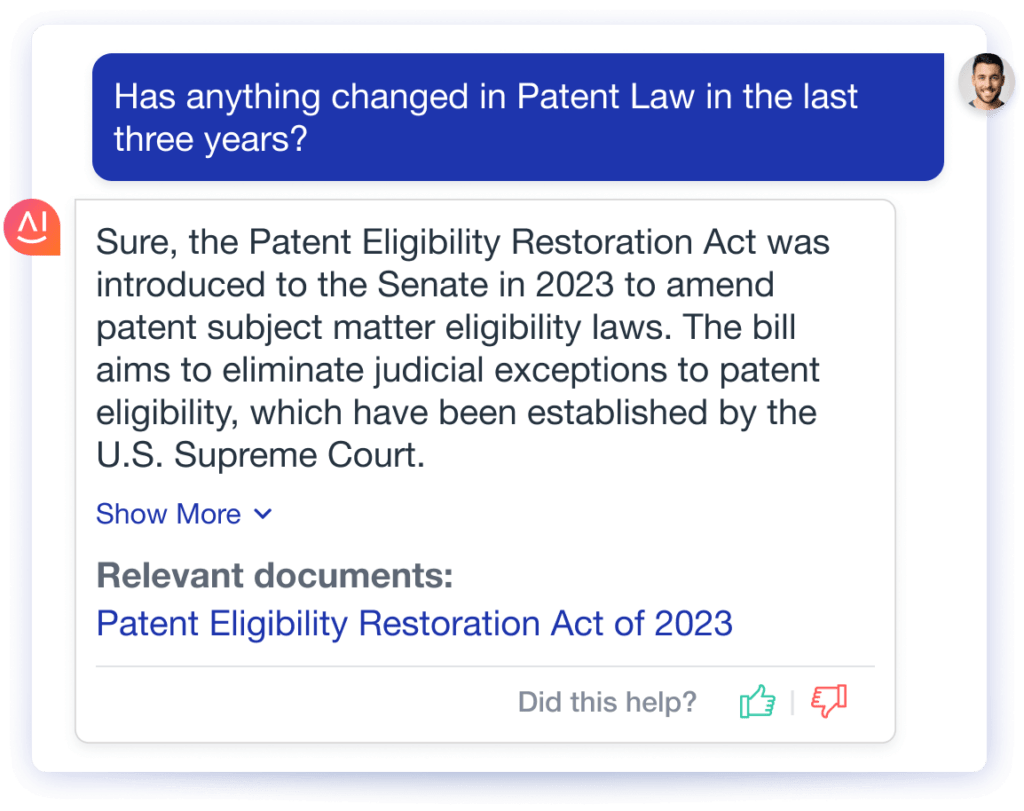 Legal research with Generative AI