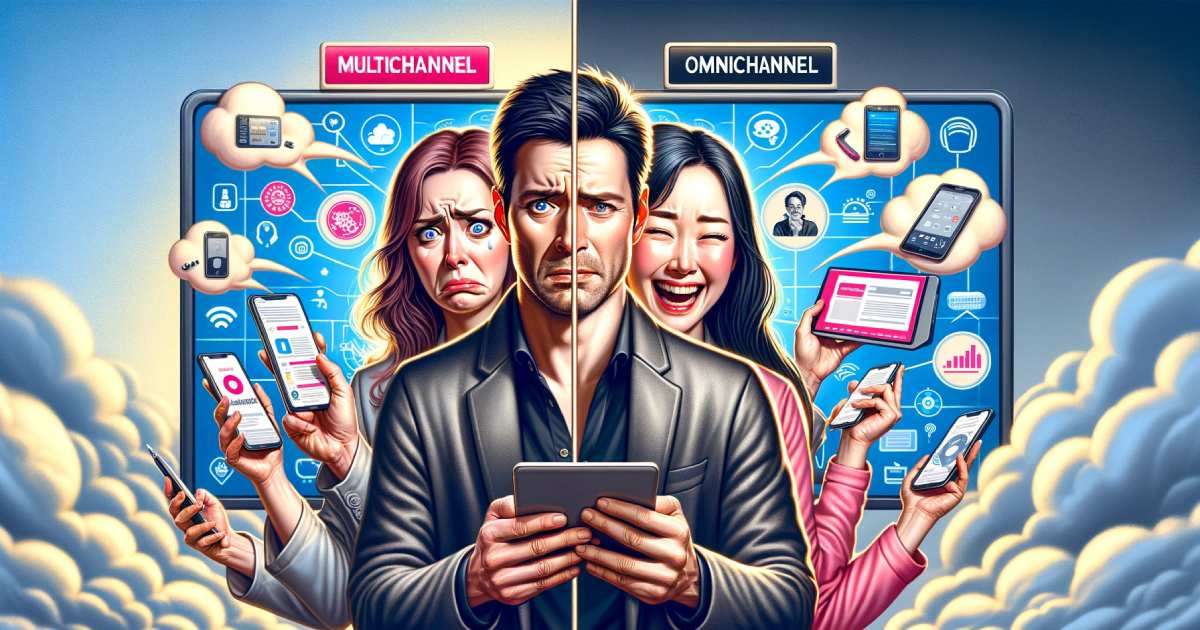 omnichannel-experience-vs-multichannel-experience Omnichannel vs multichannel experience
