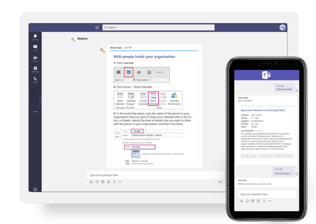 Copilot for Microsoft Teams | AI Service Management (AISM)