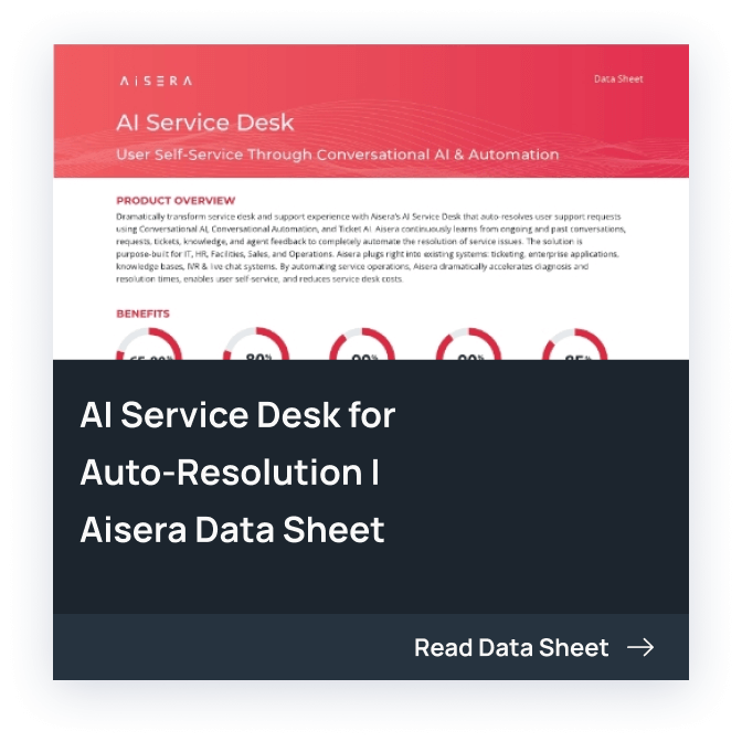 Ai Service Desk Datasheet