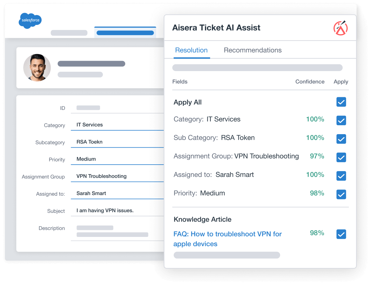 Ticket AI Assist for Agent Productivity