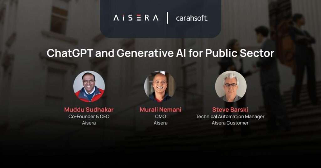 Generative AI and ChatGPT for public sector
