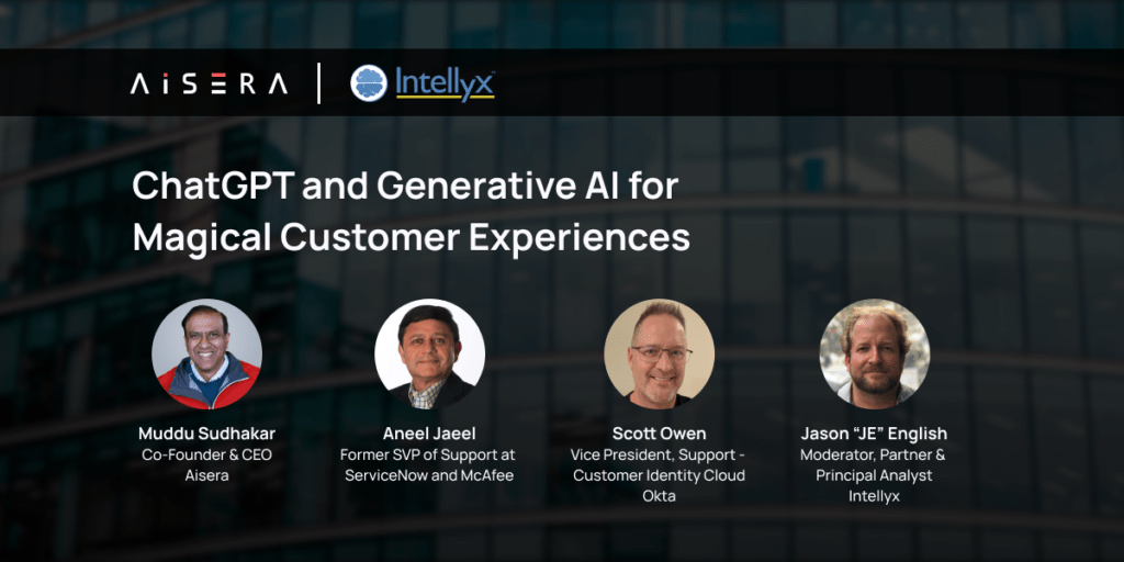 Aisera Webinars Generative AI and ChatGPT for Enterprise