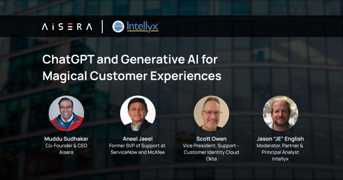Free Webinar for ChatGPT and Generative AI in magical customer experience