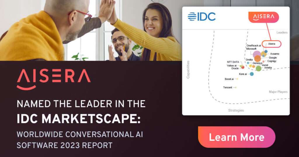 IDC MarketScape Best conversational AI leader