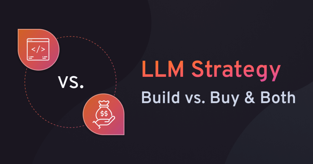 LLM strategy, Buy or build LLMs
