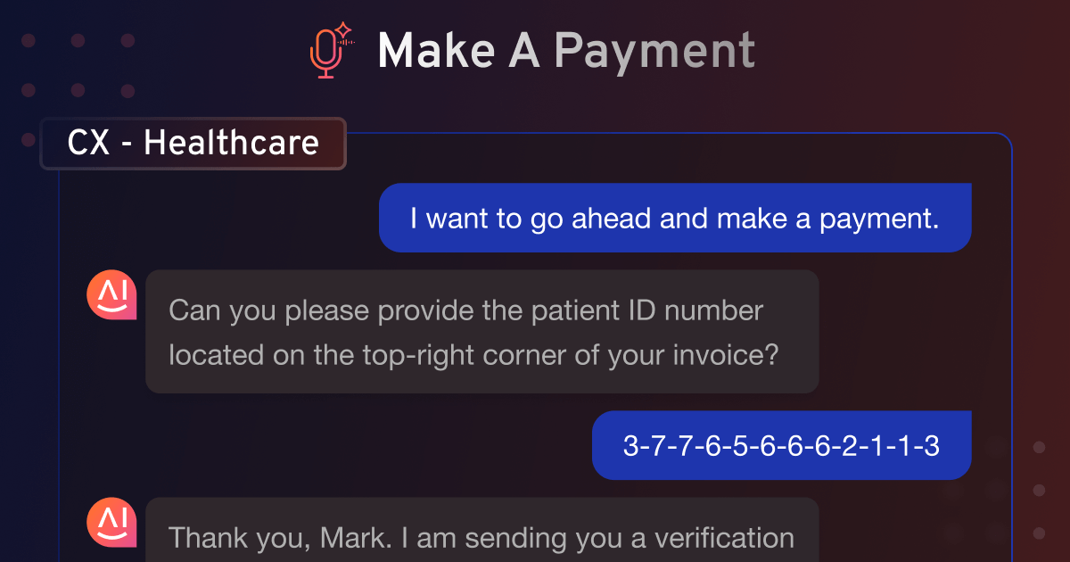 AI Voice Bot for Healthcare (Make a Payment)