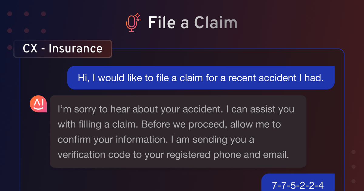 AI Voice Bot for Insurance Claim