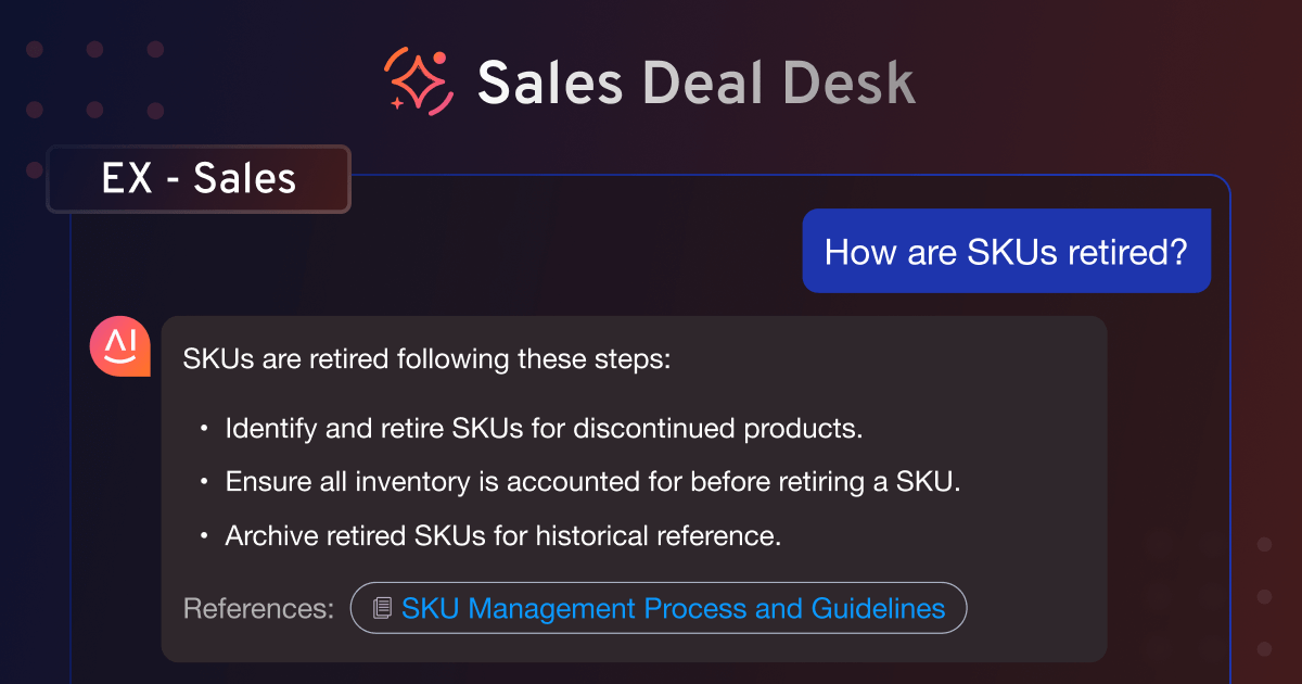 AI Copilot for Sales Deal Desk