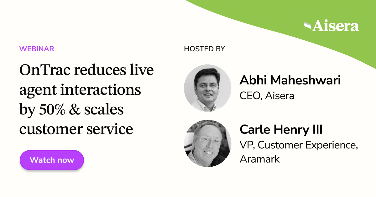 OnTrac Reduces Live Agent Interactions by 50% & Scales Customer Service