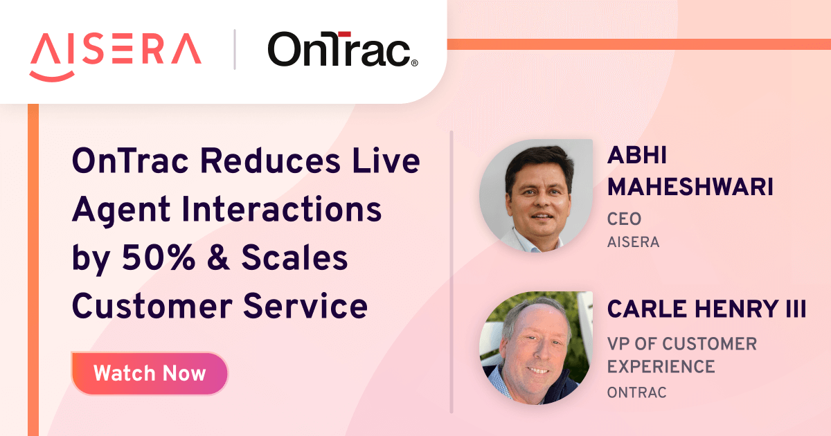 OnTrac Reduces Live Agent Interactions by 50% & Scales Customer Service