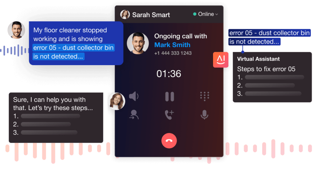 AI Voice bot Conversation Assist