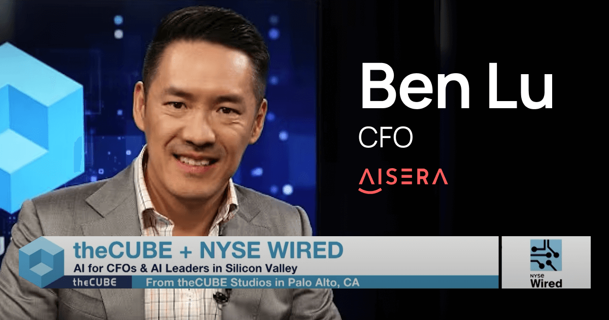 AI for CFOs & AI Leaders in Silicon Valley | Ben Lu, Aisera