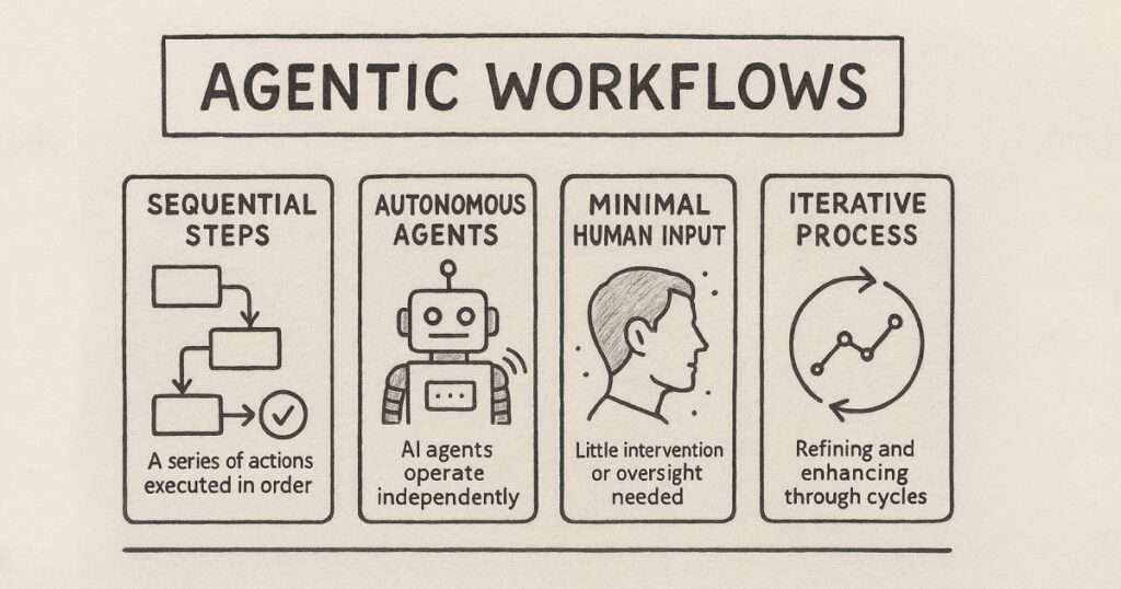 What are agentic workflows