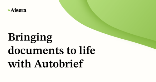Bringing Documents to Life with Autobrief