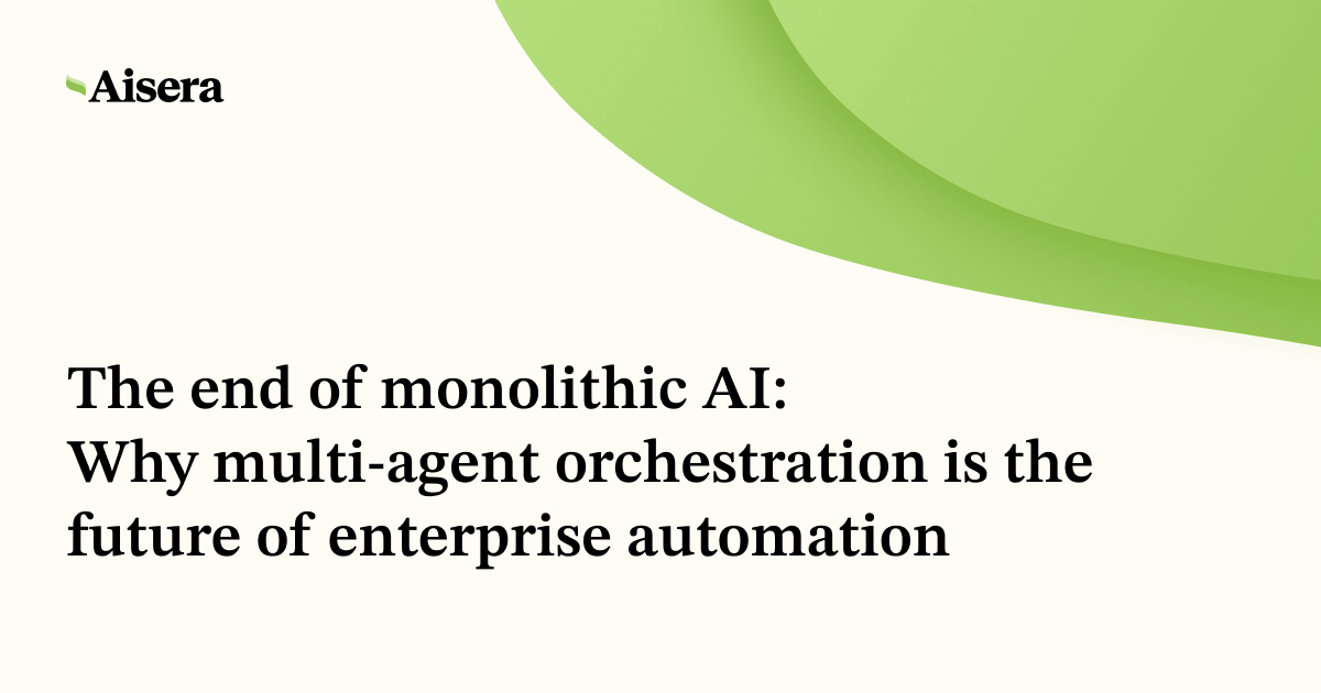 Multi agent orchestration
