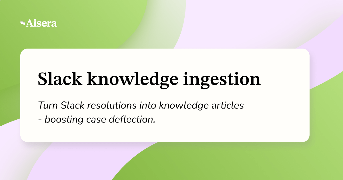 Turn Slack Conversations into Knowledge Articles Automatically | Feature Spotlight