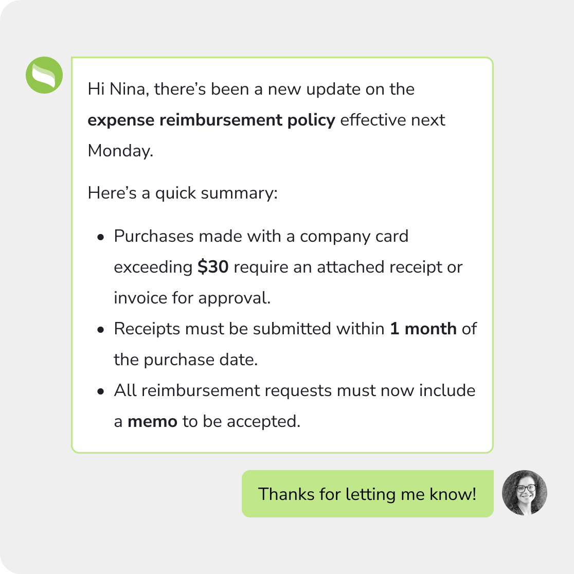 automated policy alert